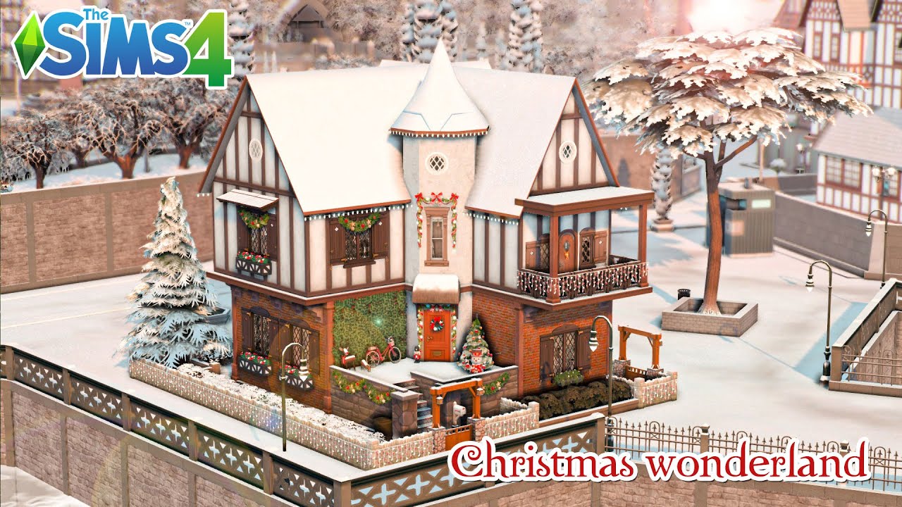 Winter Wonderland | Single mom of 3 | Sims 4 | Stop motion | NO CC