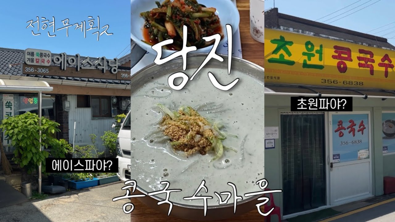 🇰🇷충남 당진 | 콩국수 먹으러 당진까지 간 콩국수에 진심인 사람
