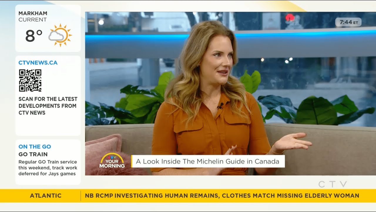 Krista Faist joins CTV Your Morning to discuss the 2025 MICHELIN Guide Reveal