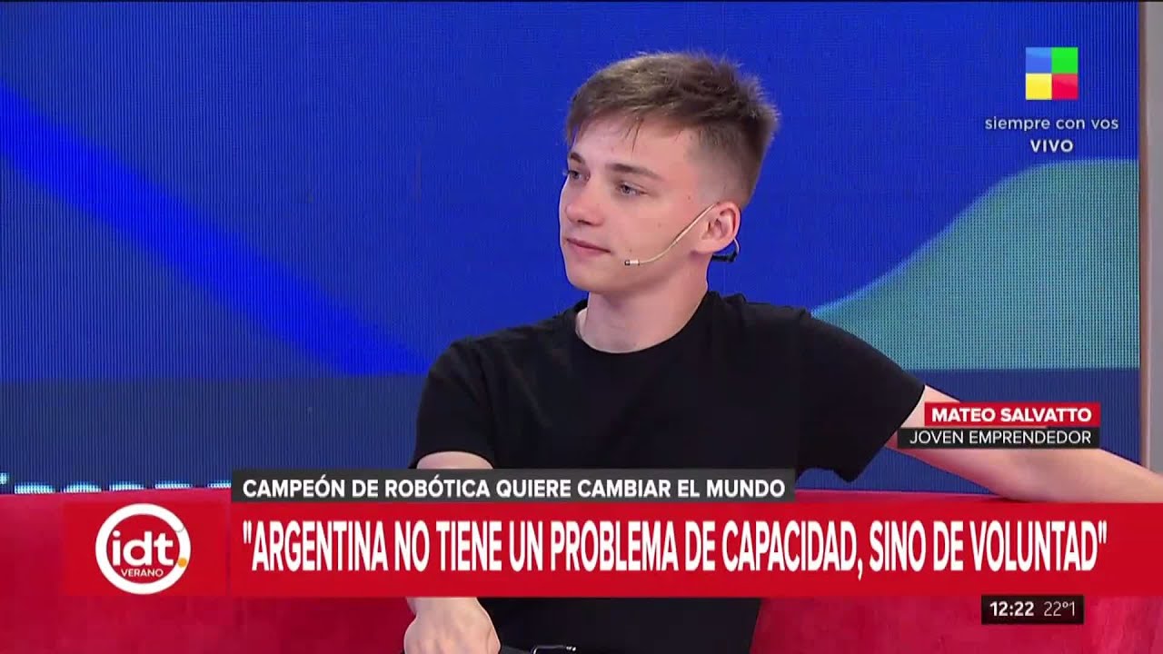 Mateo Salvatto mano a mano con Horacio Cabak | Entrevista completa