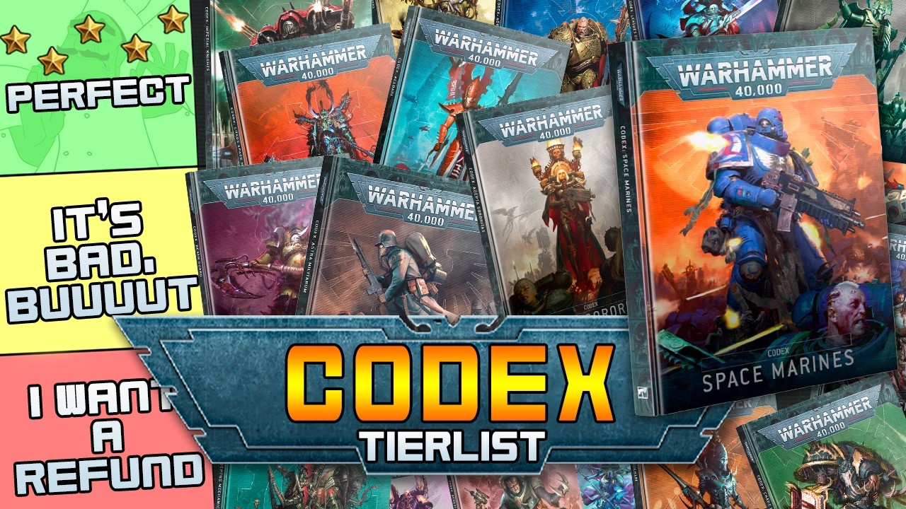 Ranking EVERY Codex in 40K - A Farewell to 10th Edition