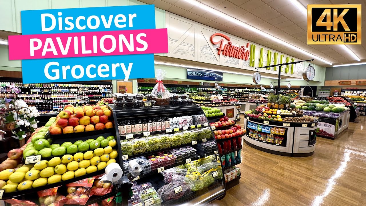 🇺🇸 Откройте для себя продуктовый магазин PAVILIONS в округе Ориндж, Калифорния, США [Видео 4K]