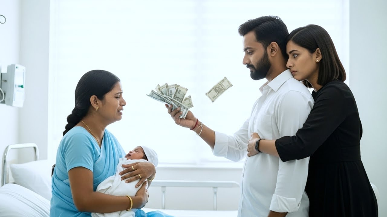 पत्नी ने बच्चे को जन्म दिया, पति प्रेमिका संग तलाक माँगने आया — तीन महीने बाद वह रो पड़ा।