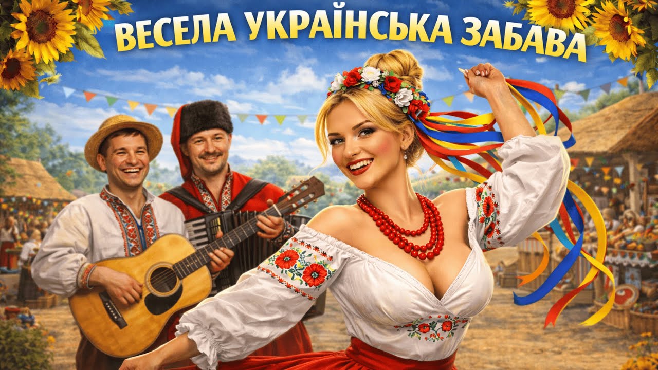ВЕСЕЛА УКРАЇНСЬКА ЗАБАВА 😄 Народні пісні для свят і компанії