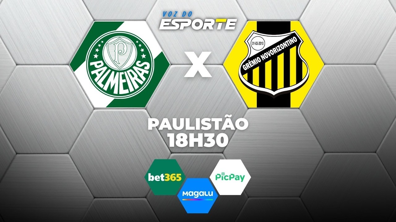 PALMEIRAS X NOVORIZONTINO - AO VIVO | CAMPEONATO PAULISTA &ndash; 04/03/2026