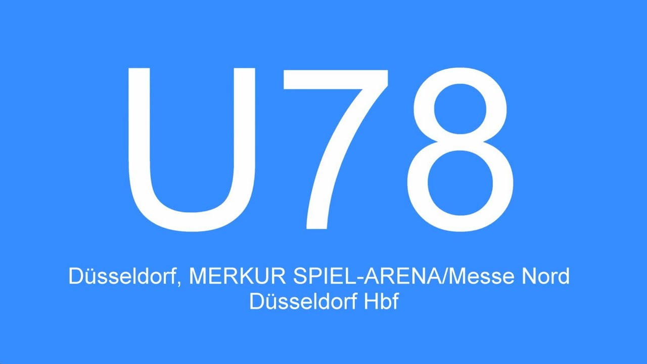 [Видео] Трамвайная линия U78 | Дюссельдорф, арена - главный вокзал Дюссельдорфа | 2021