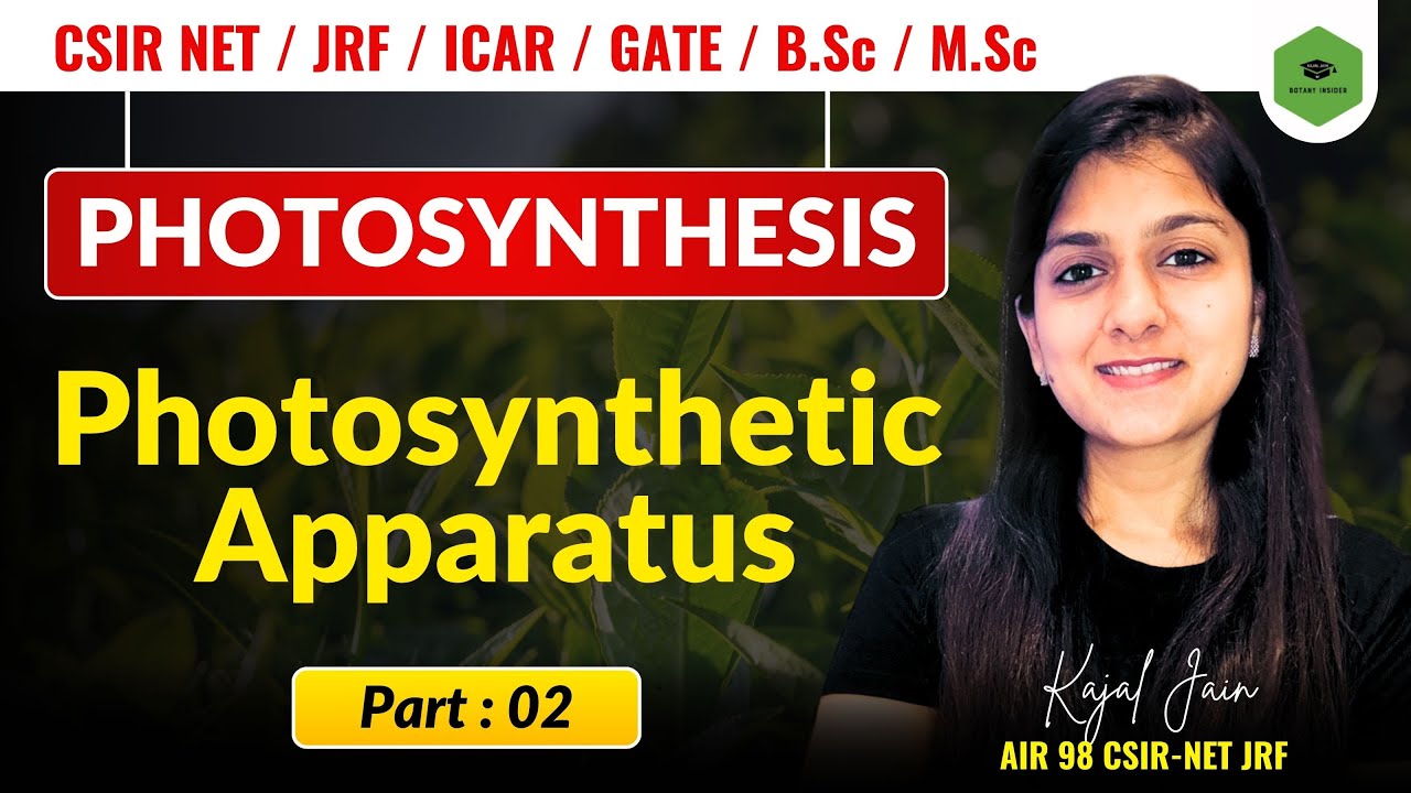 PHOTOSYNTHESIS (PART-2) || Plant physiology|| CHLOROPHYLL II PIGMENTS II CSIR-NET I GATE