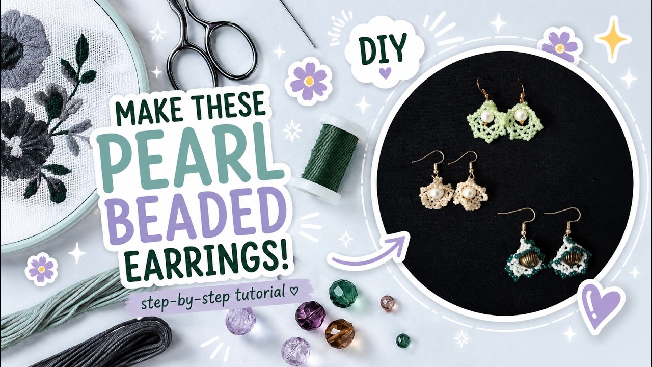 How to Make Beaded Earrings at Home | Step-by-Step DIY Jewelry