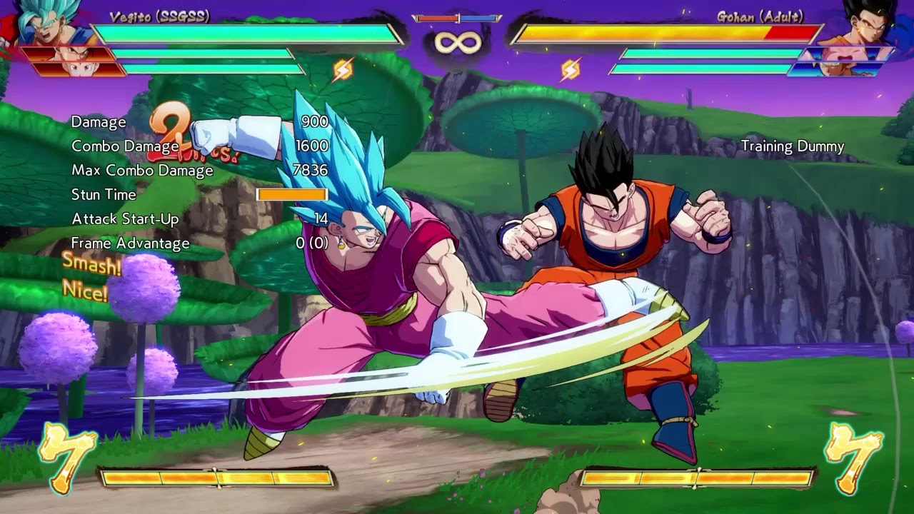 Vegito Banshee blast combo tutorial