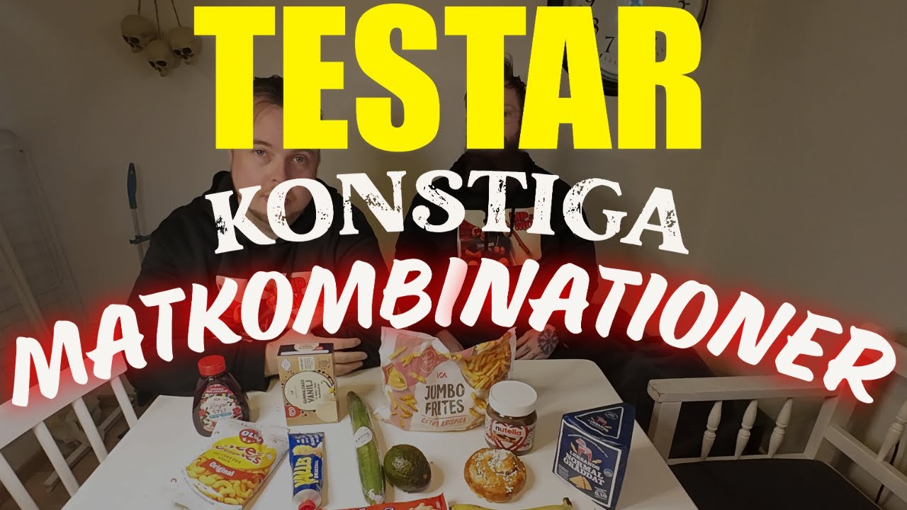 Vi Testar Folks KONSTIGA Matkombinationer 🤢🤯