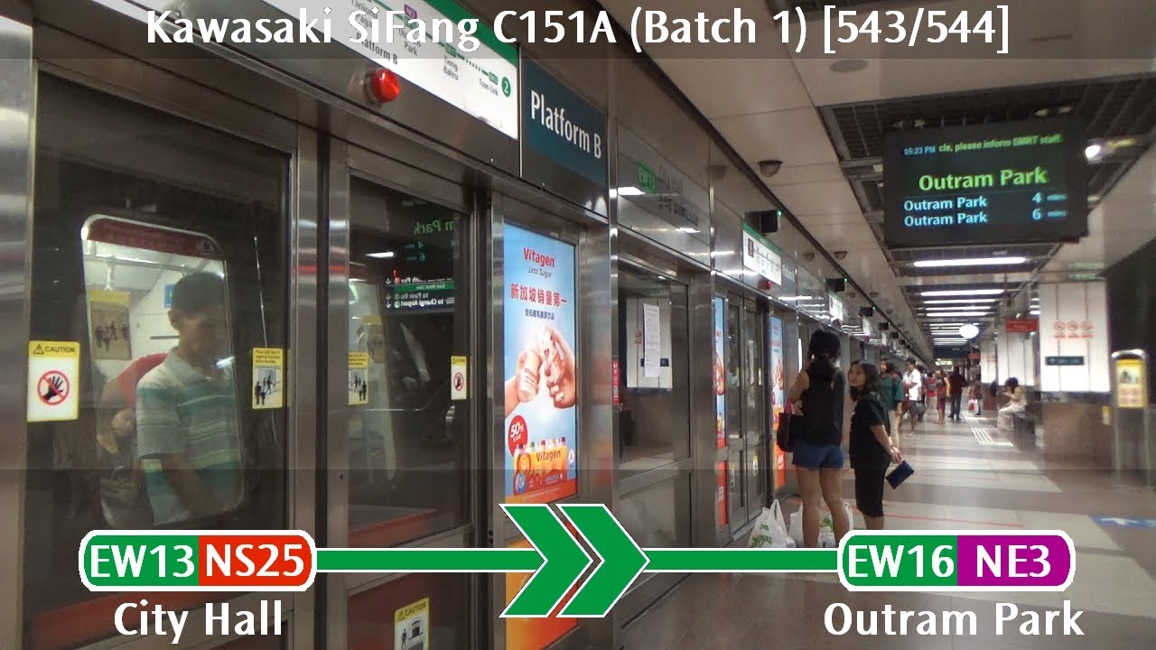 SMRT C151A (Batch 1) [543/544]: City Hall → Outram Park