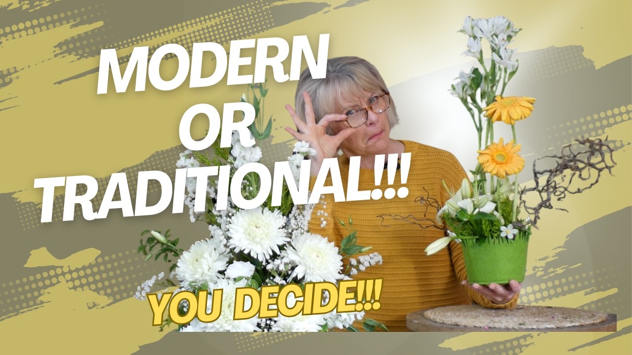 Lets compare a Modern Arrangement to a Traditional Arrangement - Do you know the difference?