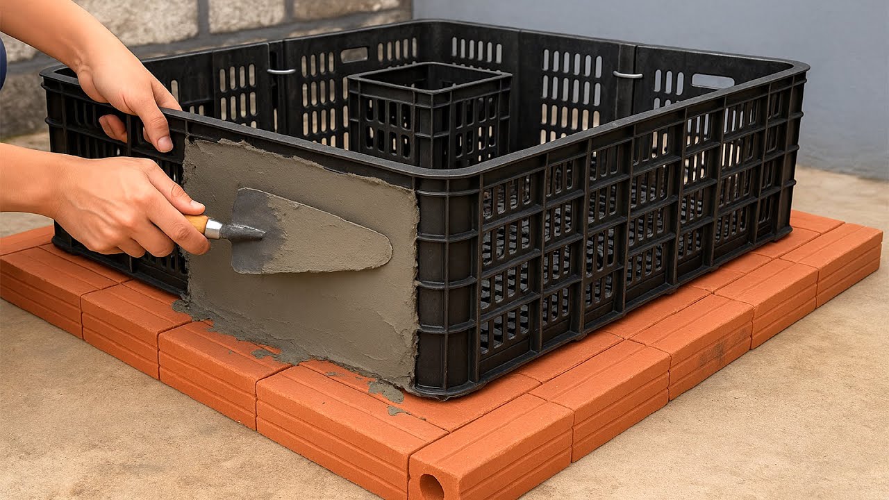 Cement craft DIY - The Easiest Way To Create A Beautiful waterfall Aquarium