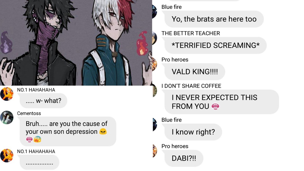 Broken Mha lyrics prank ft Dabi (The Todorokis series)