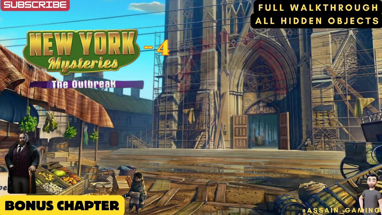New York Mysteries 4 Bonus Chapter Walkthrough [All Collectibles]
