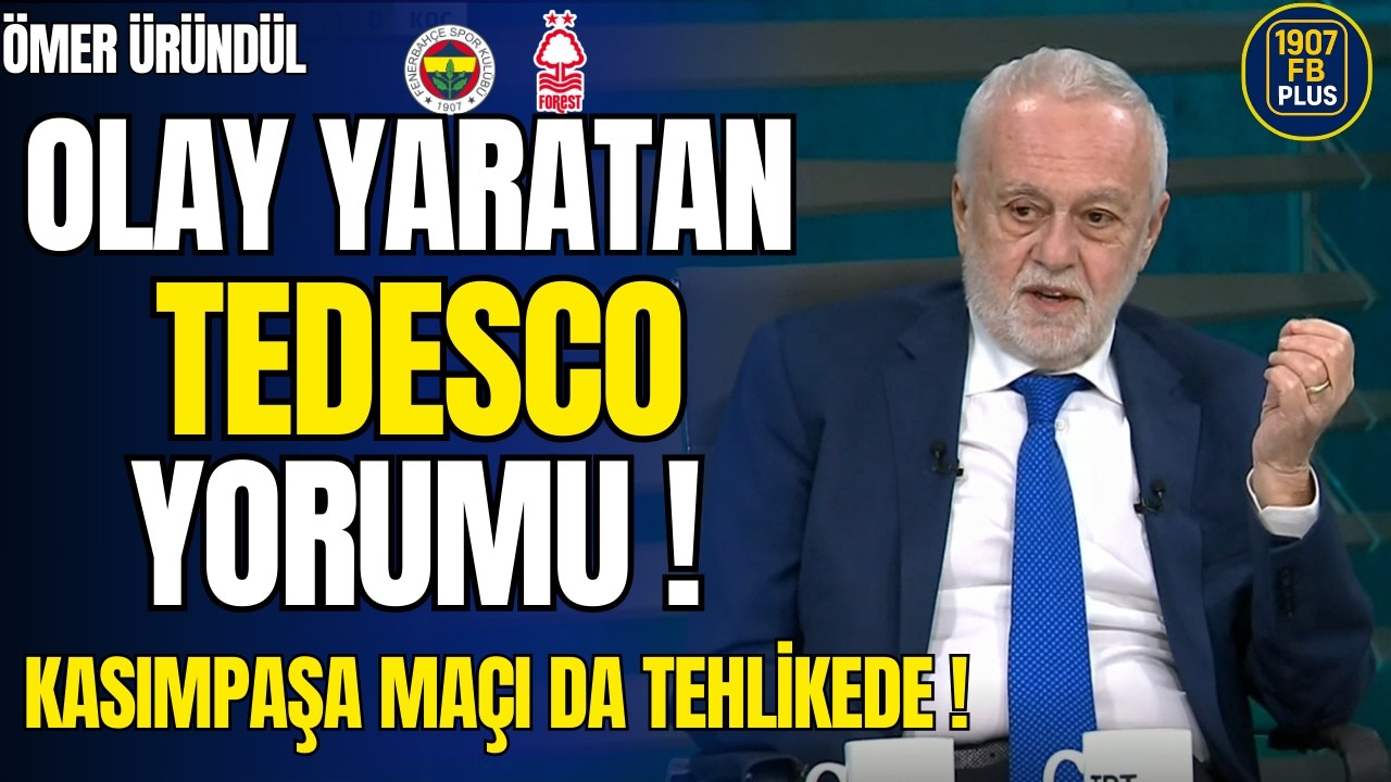 Olay Yaratan Tedesco Yorumu! Kasımpaşa Maçı da Tehlikede!