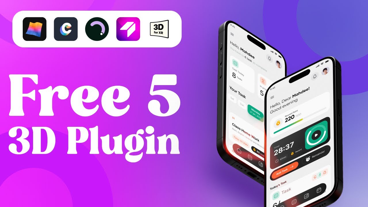 5 FREE 3D Plugins to Create AMAZING Mockups in Figma #mockup #figma #app #apple