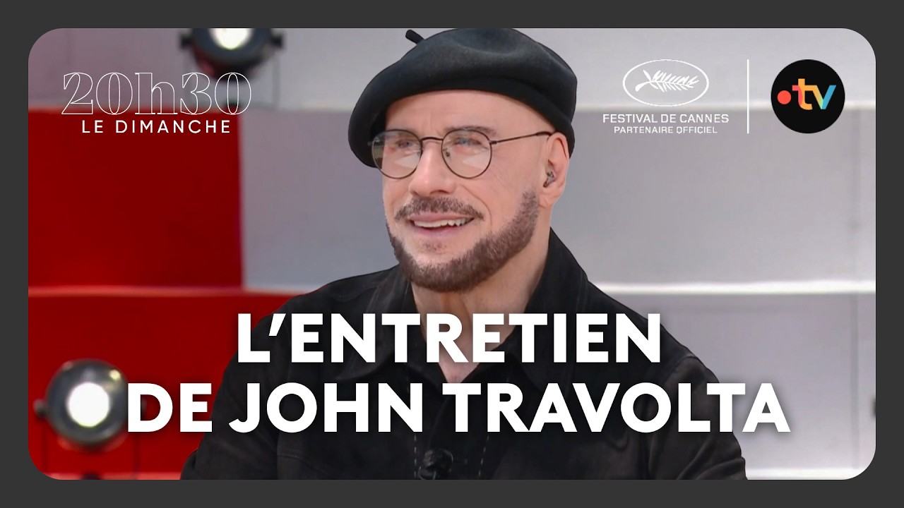 His Honorary Palme d'Or, Grease, Pulp Fiction...: John Travolta's interview in Cannes