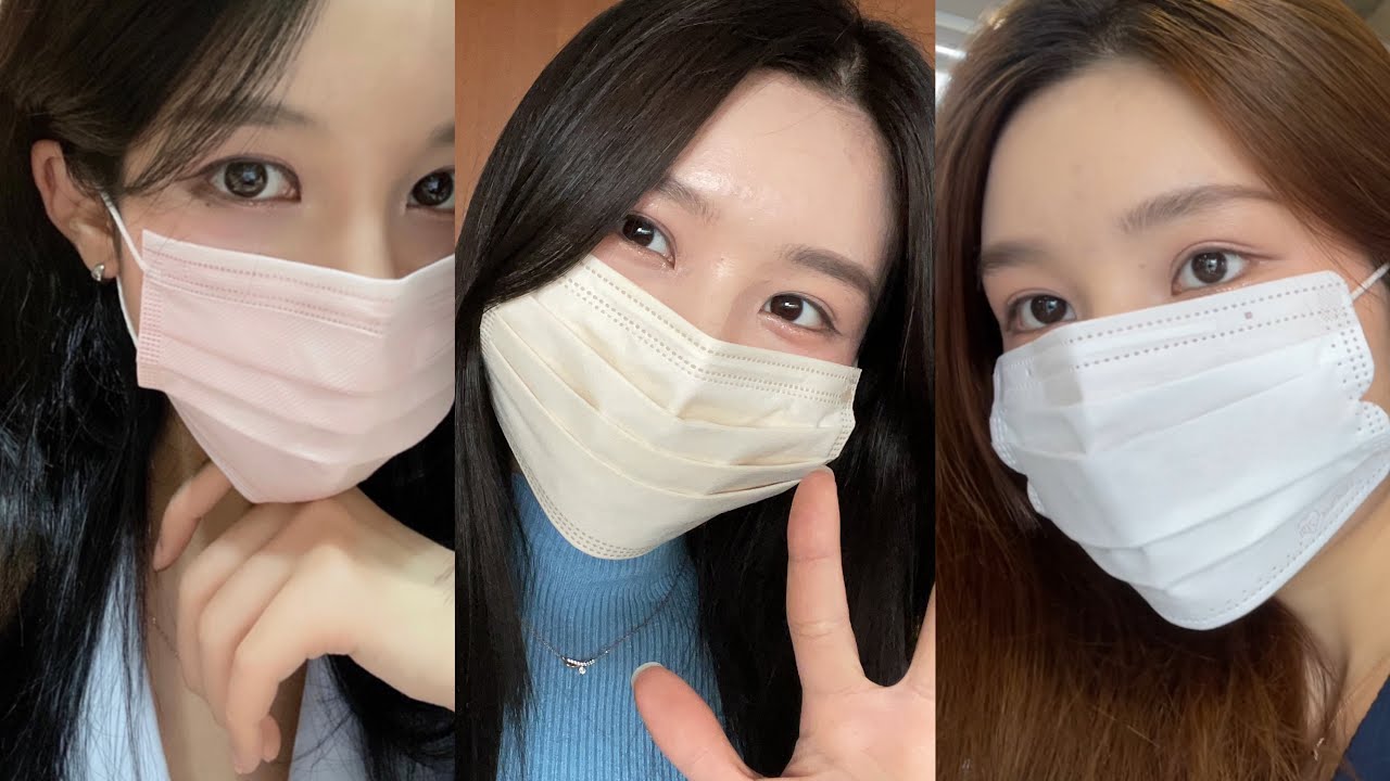 마기꾼이 추천하는 컬러마스크 8가지🤍덴탈마스크 | 새부리형 | 일회용마스크 | 마스크 메이크업 | 쿨톤 추천템