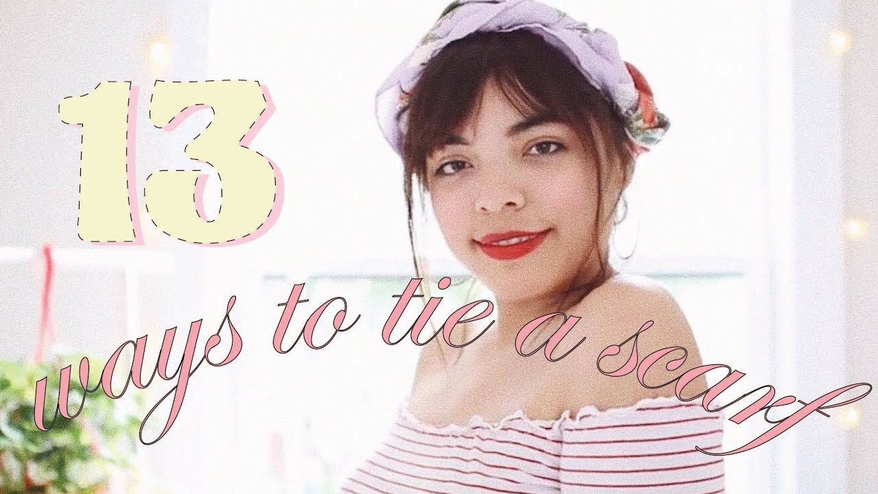 13 Fun Ways to Wear A Vintage Scarf!!