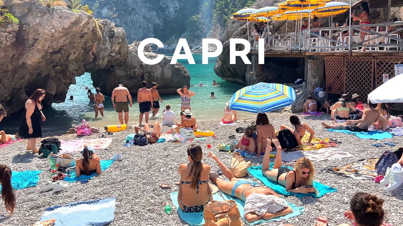 [4K]🇮🇹Italy Summer Trip: Capri, Grotta Azzurra(Blue Grotto)💙Dior Pop Up Store, Marina Piccola 🏖️