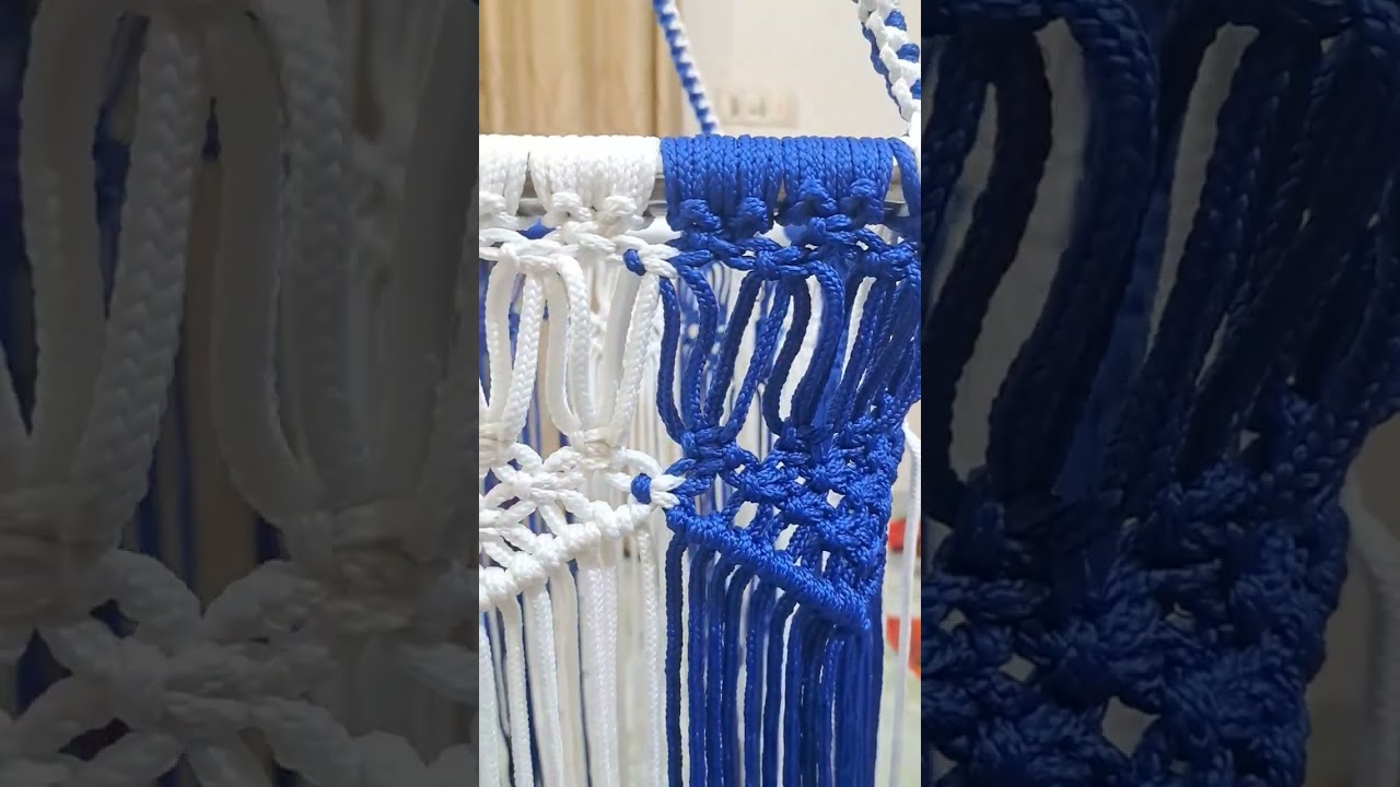 Multi color Baby macrame boho sowing. বেবিদের জন্য  আকর্ষণীয় দোলনা। 