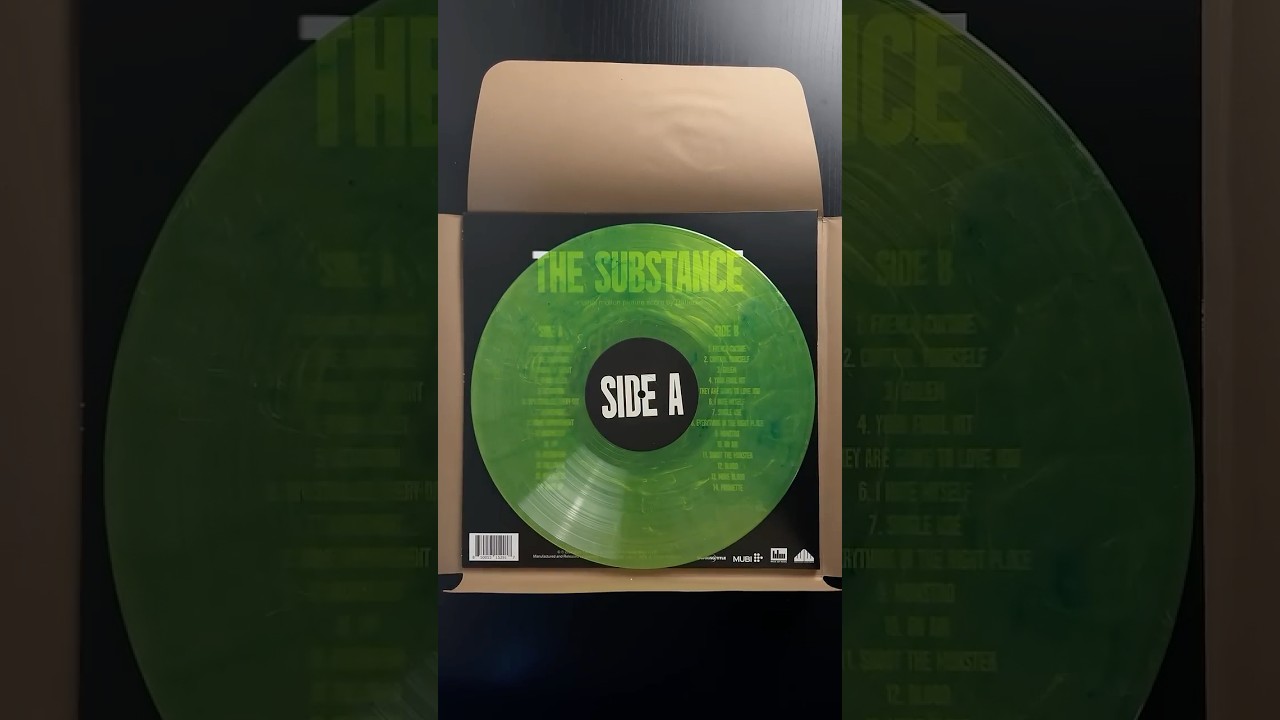 The Substance Vinyl Soundtrack Unboxing 🎶 From Waxwork Records