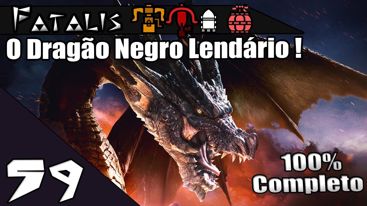 Monster Hunter Freedom Unite | EP 59 | COMO DESBLOQUEAR  E MATAR FATALIS O LENDÁRIO DRAGÃO NEGRO !