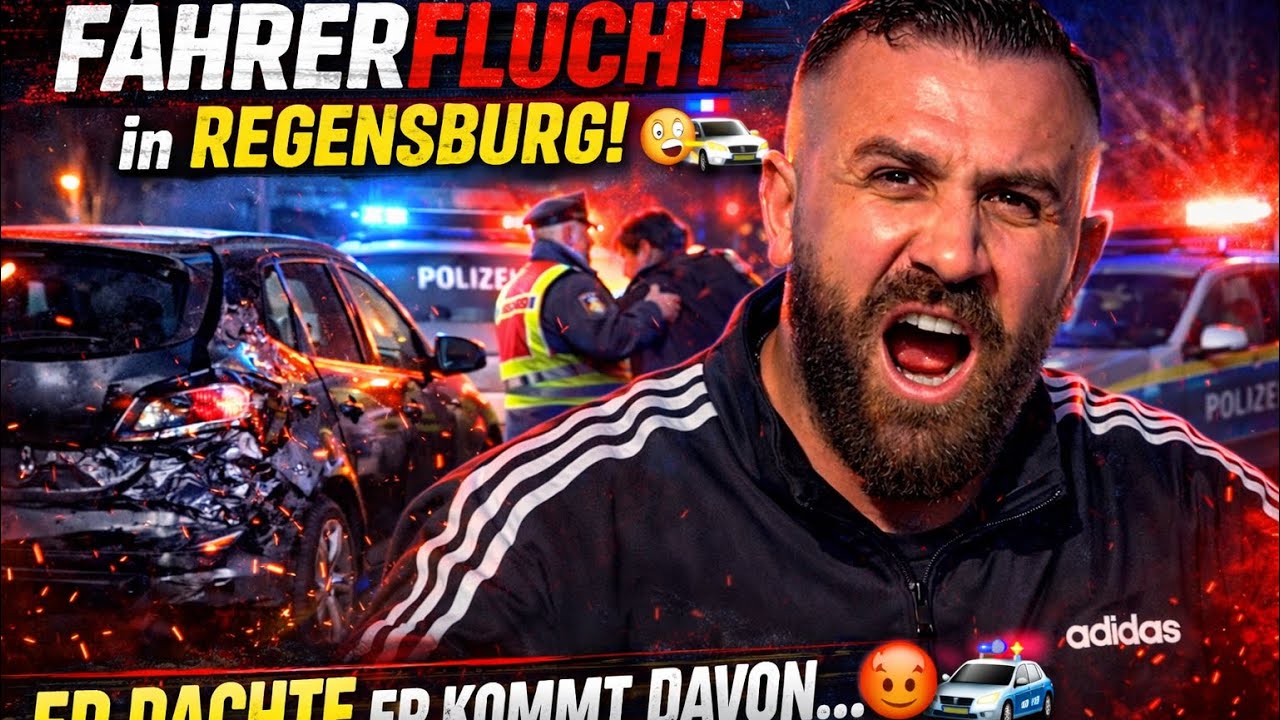 FAHRERFLUCHT in Regensburg! Er wurde trotzdem in Minuten geschnappt