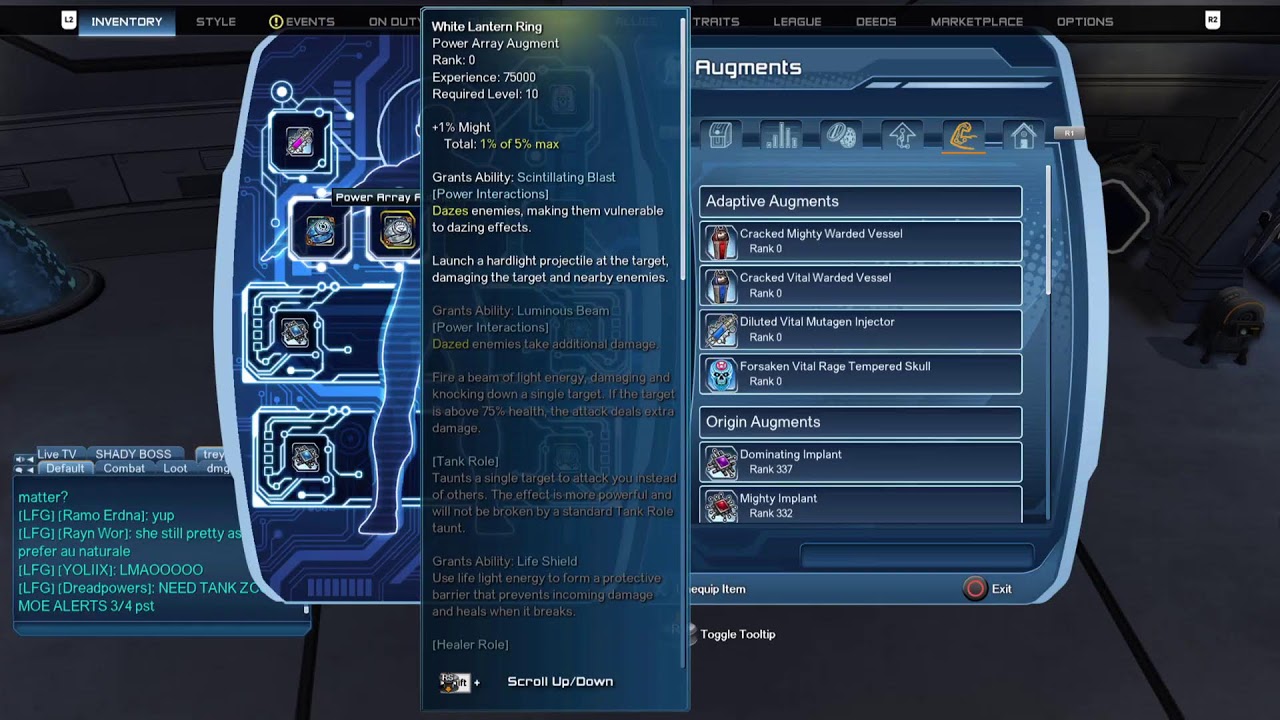 DCUO New Razer Artifact & Iconic Testing