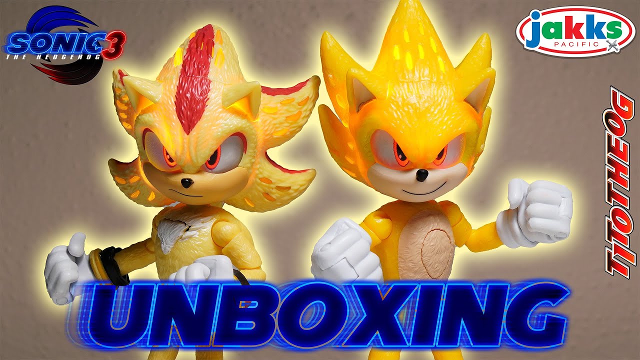SONIC 3 JAKKS SUPER 2-PACK UNBOXING! SUPER SHADOW!!!