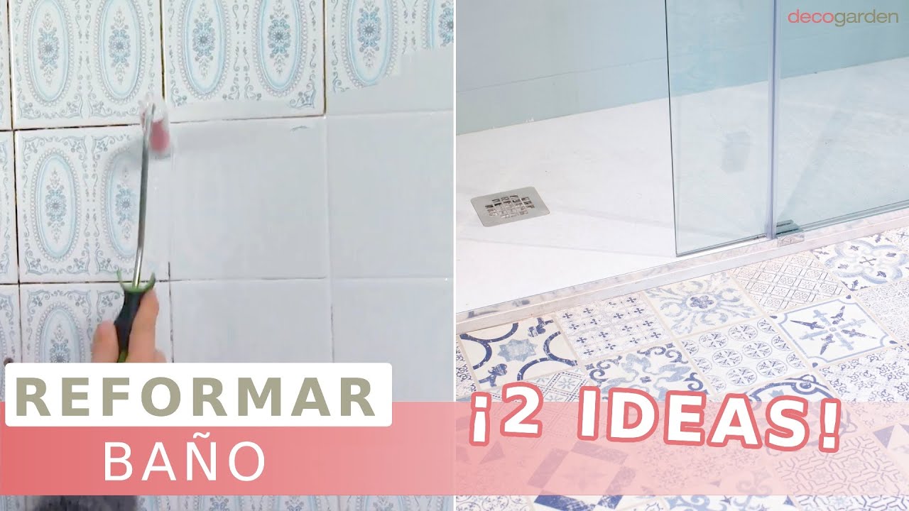 FORMAS sencillas de reformar el ba&ntilde;o SIN OBRAS // Decogarden