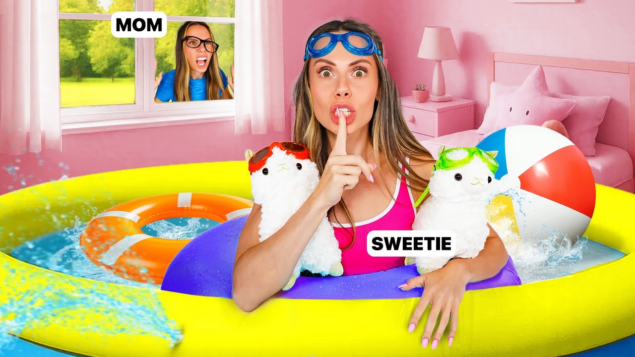 I Built a SECRET POOL in My Room&hellip; BAD IDEA!