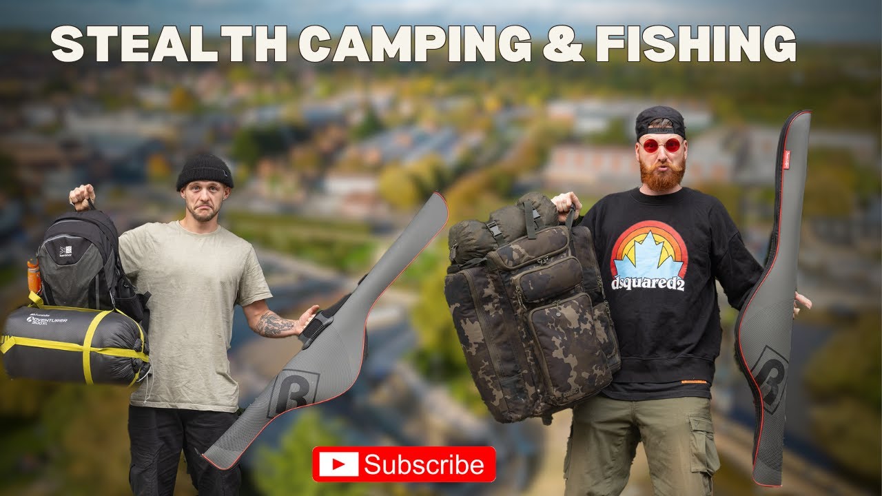 STEALTH CAMPING & FISHING in Stratford Upon Avon! - Will We Get Caught?