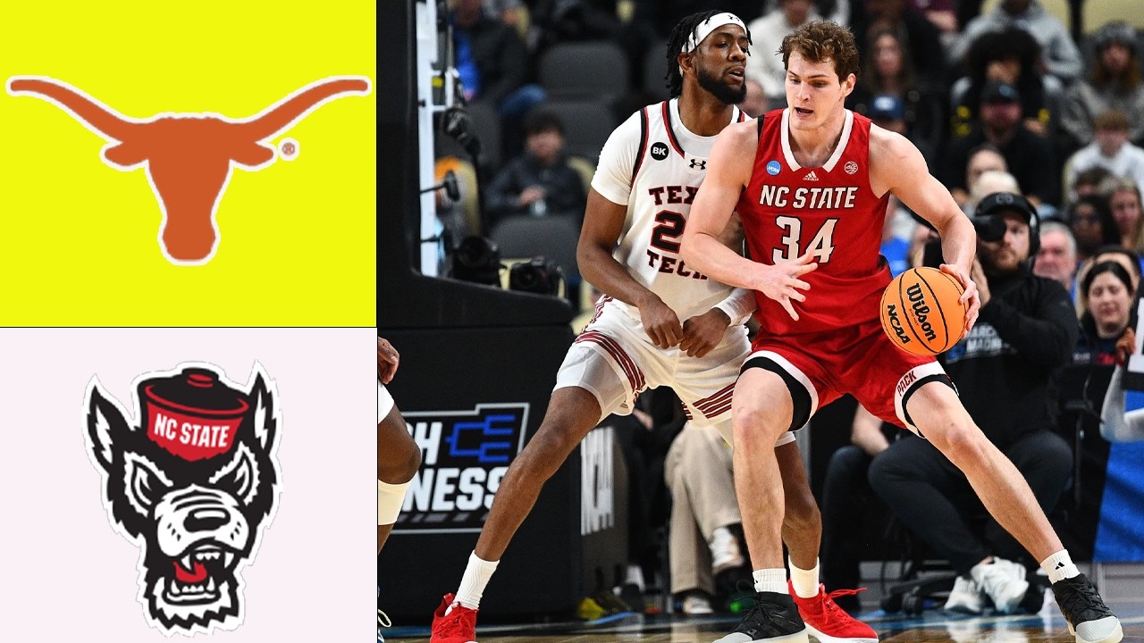 Матч NC State против Техаса | Полная запись игры | 17 марта 2026 г. | Чемпионат NCAA по баскетбол...