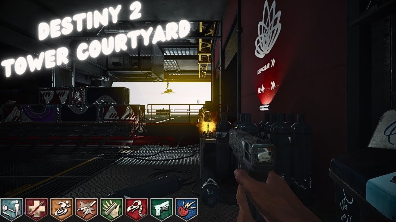 *NEW* Destiny 2 Tower Courtyard in Black Ops 3 Zombies!