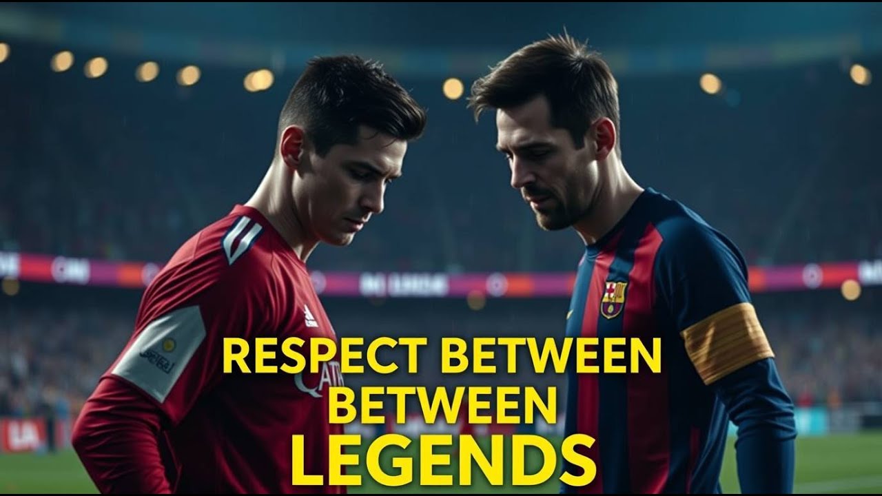 RESPECT BETWEEN LEGENDS | RONALDO & MESSI EMOTIONAL MOMENT/ WATCH THE FULL VIDEO.