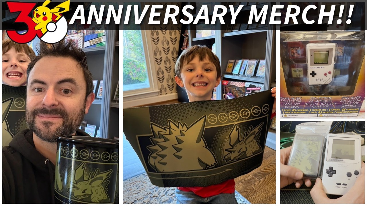 We bought the Pokémon 30th Anniversary merch! Is it worth it?