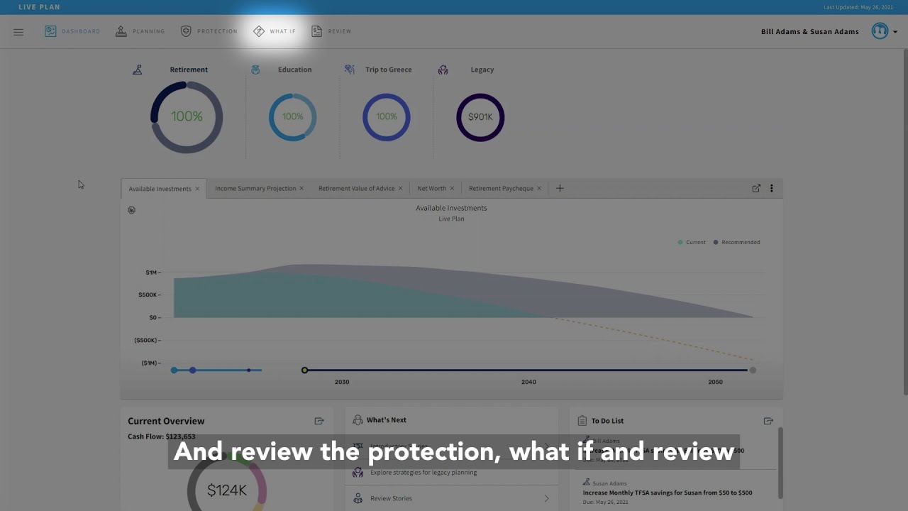 Take a Tour of Conquest's Intuitive Financial Planning Software