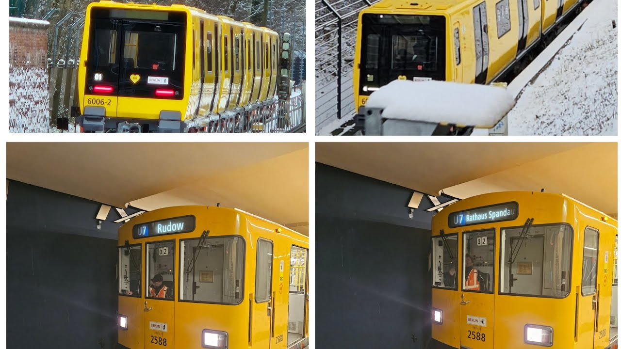 Trainspotting vom 16.1.2024 mit JK und Schaltwerker auf der U7!