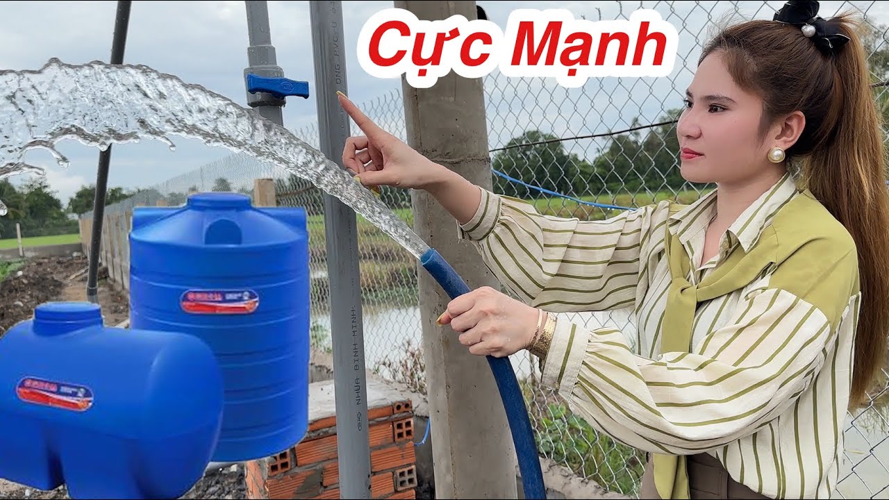 Chỉ 1 Bí Mật Nhỏ Nước Từ Bồn Chảy Xuống Cực Mạnh, Cách Lắp Bồn Nước Đúng Chuẩn, Nước Chảy Siêu Nhanh