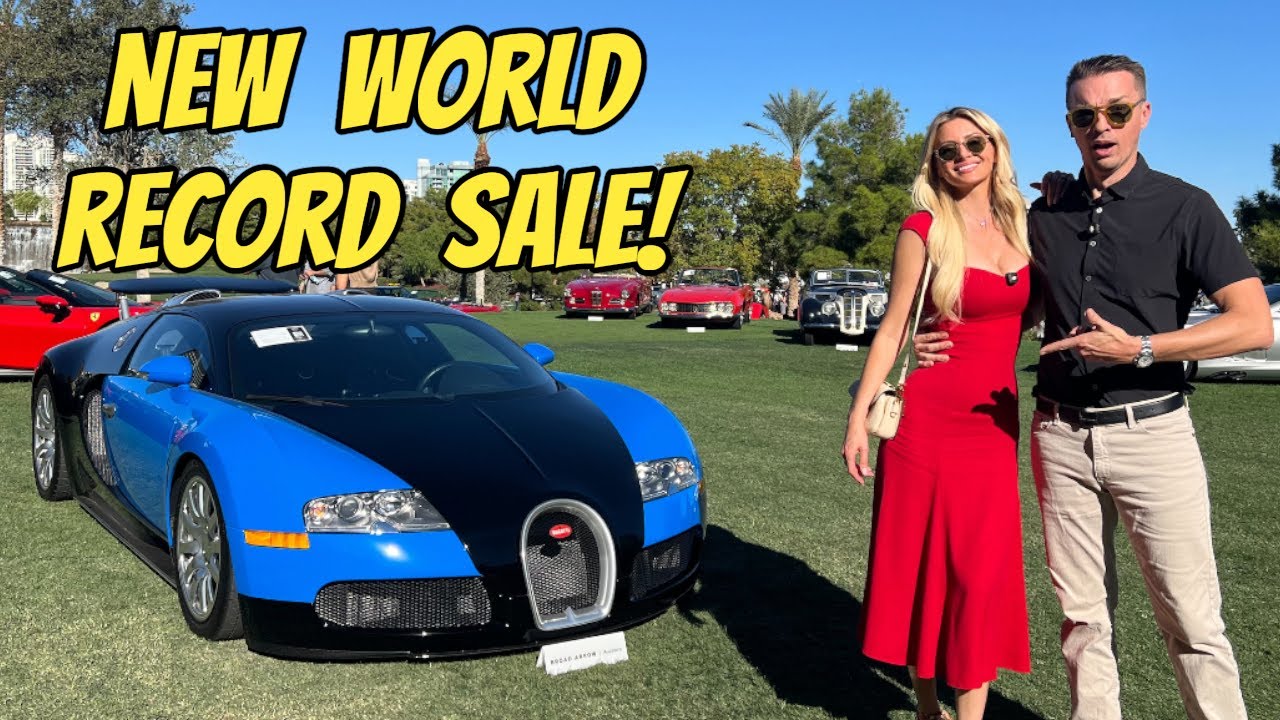 This Bugatti Veyron sold for $2.2 million at auction, right after Hoovie sold his for way less!