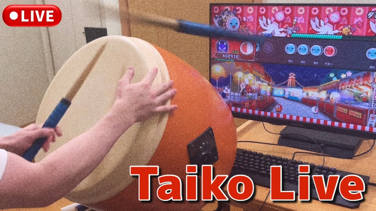 お風呂上がりに30分だけ太鼓するよ