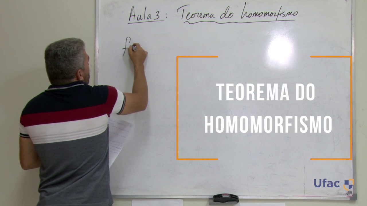 Teorema do Homomorfismo - Introdução as Estruturas Algébricas - Ufac