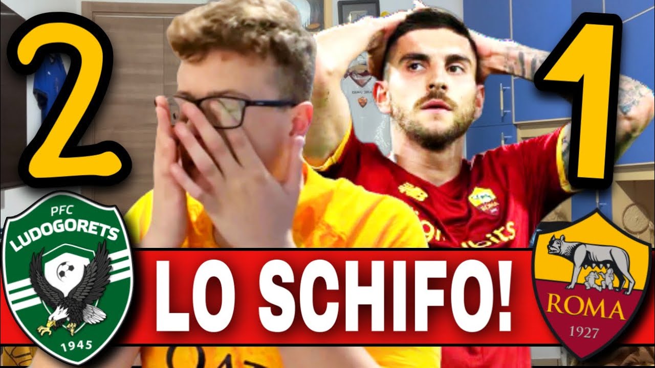 FIGURACCIA‼️ LO SCHIFOOO‼️ LUDOGORETS-ROMA 2-1 - Live-Reaction SFOGO!