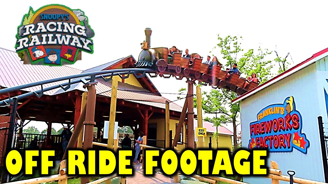 Snoopy's Racing Railway at Canada's Wonderland Off-Ride Footage (No Copyright)