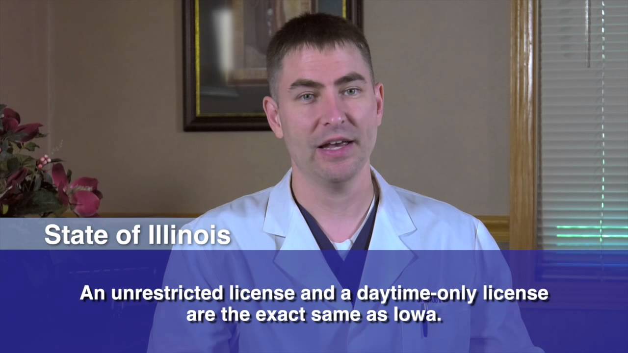 Vision Requirements for a Driver's License in IA and IL