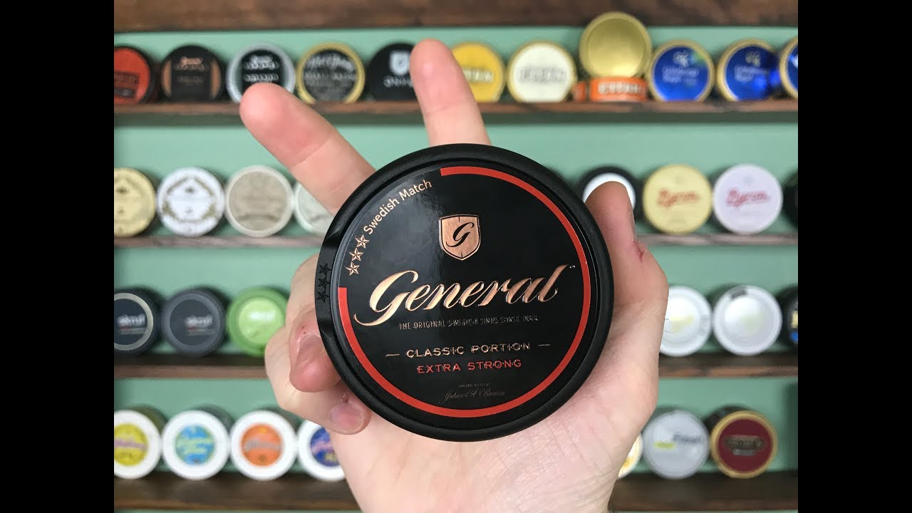 Обзор классического экстра-крепкого снюса General Classic