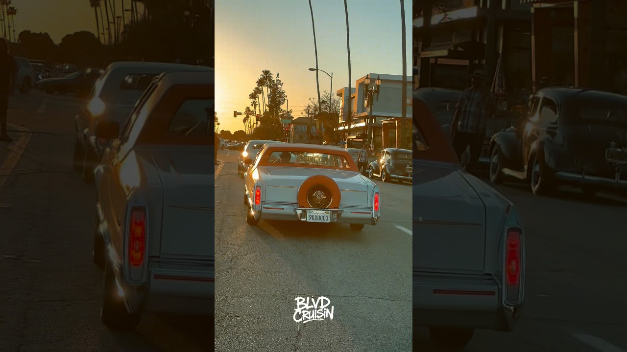 1980s - 1992 Cadillac Fleetwood Lowrider Cruising the Boulevard 🔥 #Cadillac #Lowrider #Fleetwood