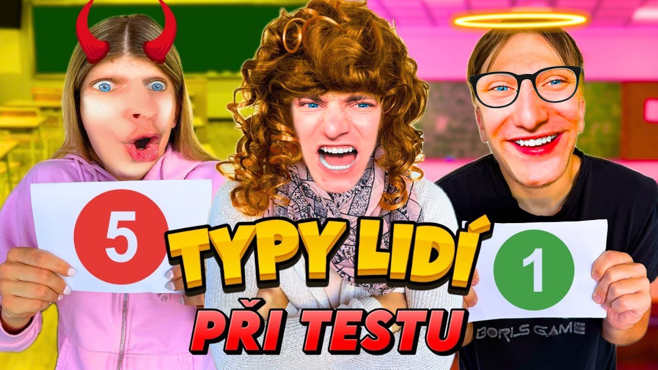 Toto jsou TYPY LIDÍ v NAŠÍ ŠKOLE!